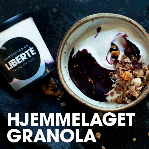 Hjemmelaget granola med LIBERTÉ Yoghurt